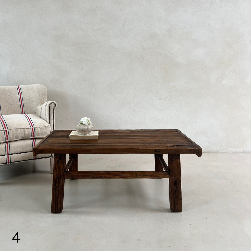 Antique Dark Wood Coffee Tables