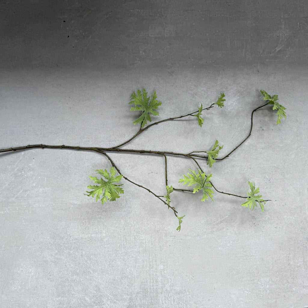 Faux Geranium Pelargonium spray 117cm
