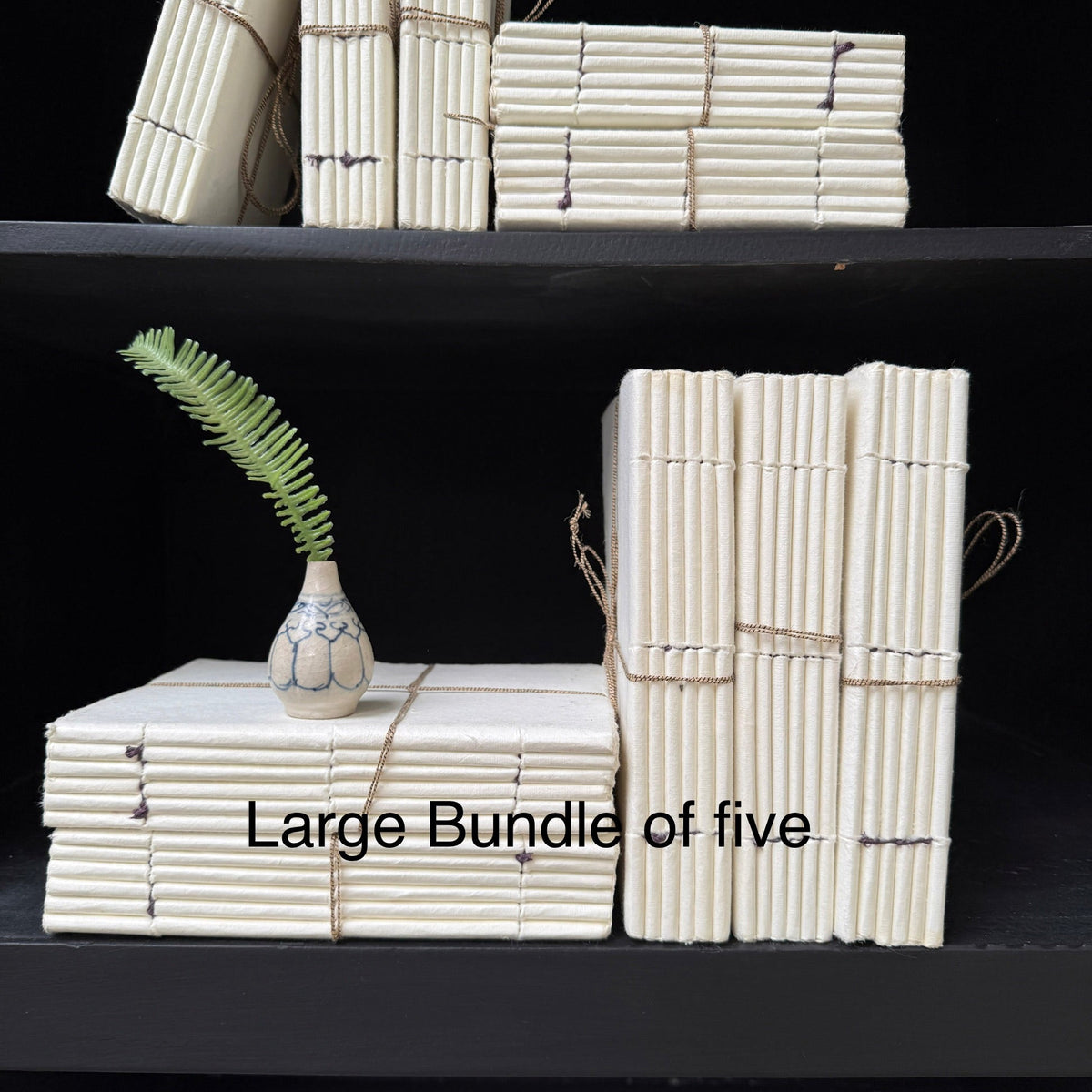 Parchment paper | Group of five decorative books