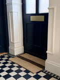 Vintage woven stripe door mat