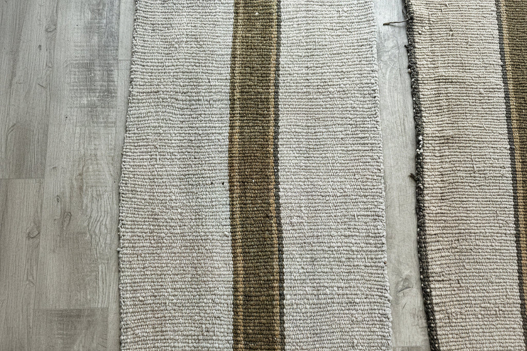 Vintage handwoven stripe runners